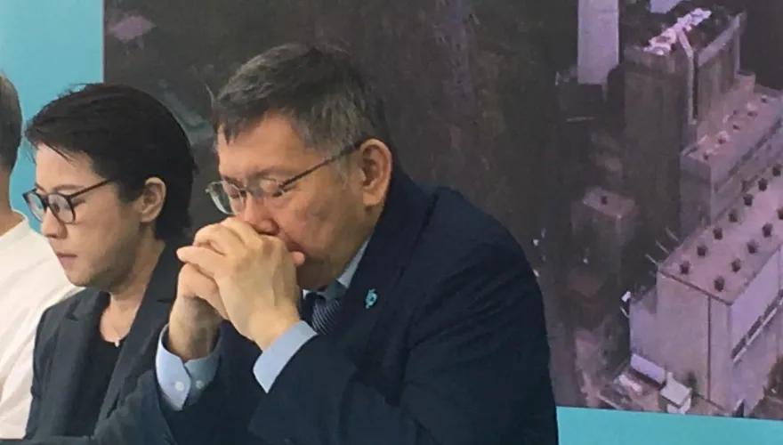 快訊/藍白合三人會談無共識　柯文哲：朱立倫想好再來講