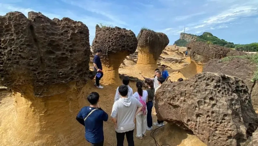 搶救野柳女王頭現曙光！北科大師推動永續發展　砂岩強化技術助保育地質景觀