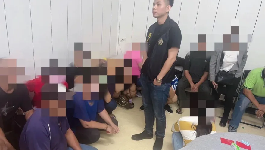 影/BG了！「推筒子」賭場藏防風林鐵皮屋　「LINE通知開賭」警攻堅逮31人