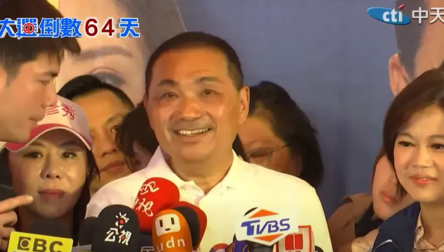 找柯志恩當副手？侯友宜笑回：就當成廣告插曲吧