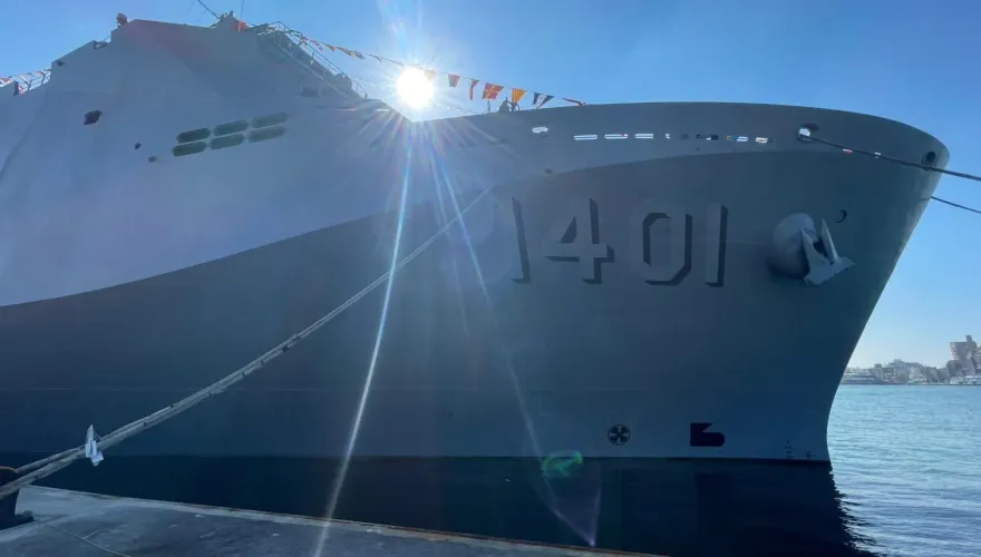 影/海軍新濱營區明開放民眾參觀  媒體搶先開箱「國軍巨艦」玉山艦、塔江艦