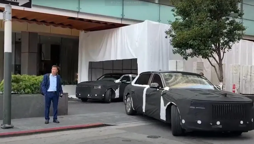 影/APEC峰會習拜會將登場　5輛偽裝禮車現身　下塌飯店維安趨嚴