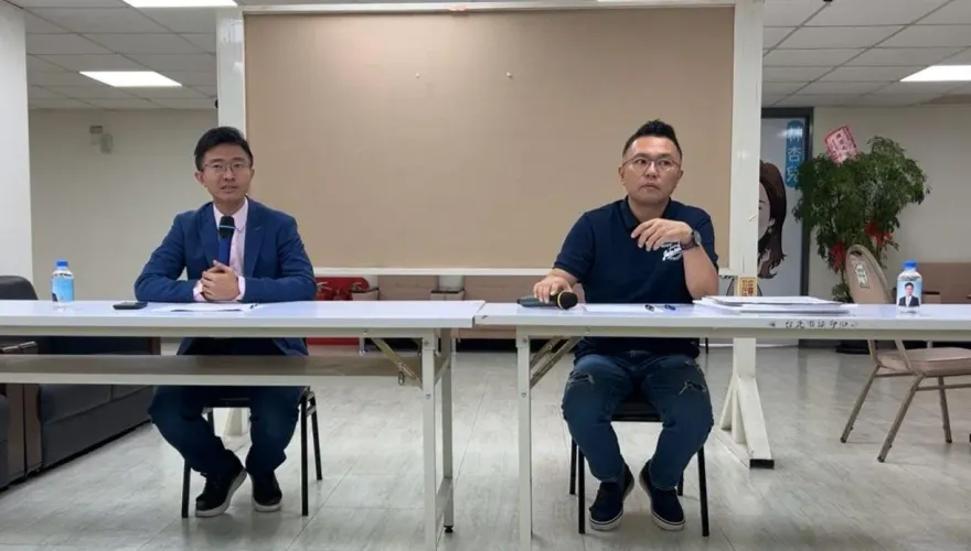 侯漢廷拋各自登記後再整合　張斯綱打槍：這違反《選罷法》無法接受