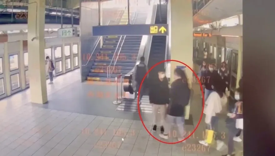 影/2男捷運站內踩腳推擠當擂台　互控強制罪判決出爐