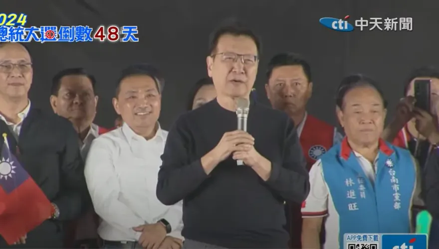 影/趙少康轟民進黨執政像「土匪進京燒殺擄掠」　侯康配掀台南3萬人相挺！