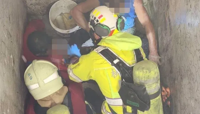 快訊/桃園2工人吸入「有機溶劑」暈倒在污水槽內　搶救中