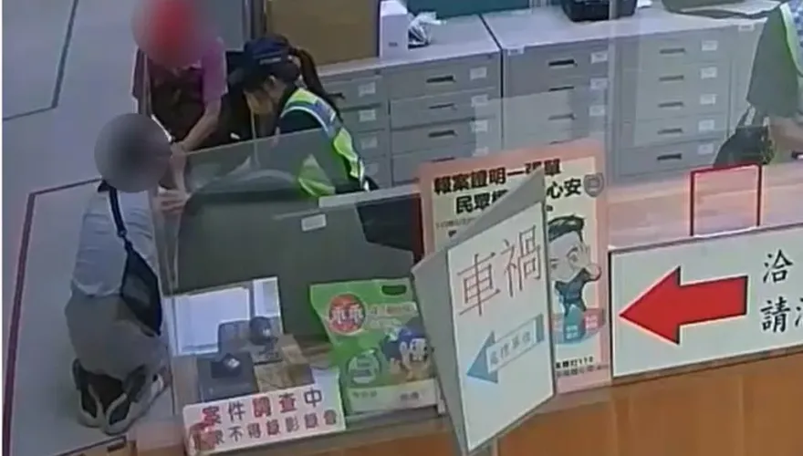 衝警局不是要報案！台中女跪地爆哭原因曝