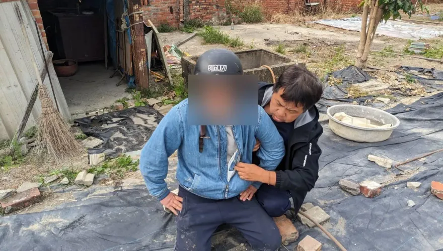 影/台南將軍爆頭槍案3嫌落網　刑大副隊長開車撞倒槍手、起獲1槍20彈