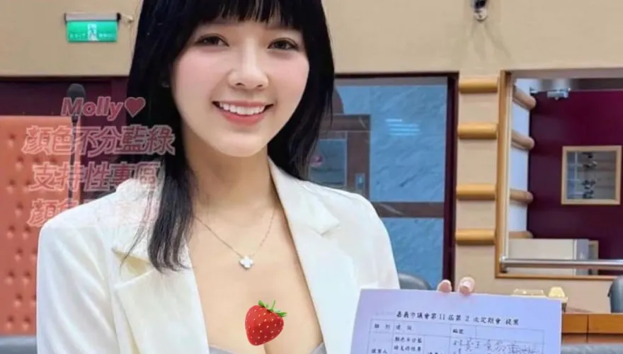 性專區設立提案獲10議員同僚支持！嘉市爆乳議員Molly「田慎節」呼籲「三贏」