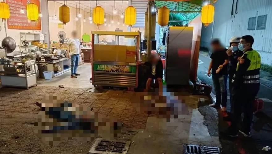 影/薑母鴨店流血衝突！高雄2對親兄弟酒後大對決　1人遭打趴倒店外