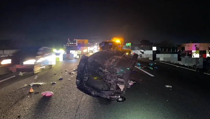 快訊/國1嘉義段死亡車禍！駕駛疑變換車道失控　釀1死5傷