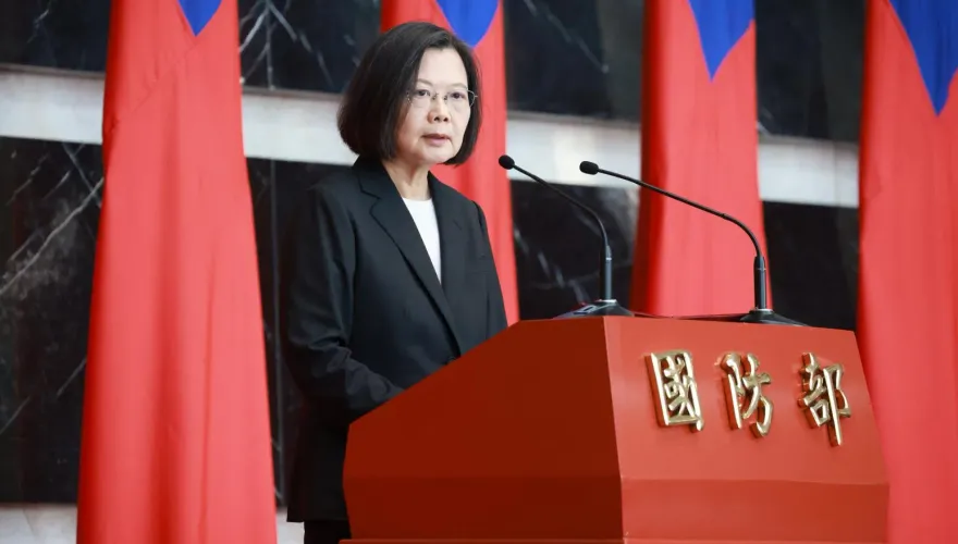 出席國軍將官晉任典禮　蔡英文：國艦國造逐步看見成果