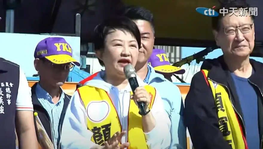力挺台中在地子弟顏寬恒　盧秀燕嗆綠營都空降：1任立委2人當