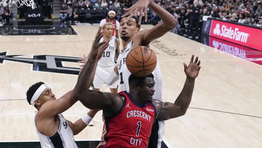 影/狀元PK！文班亞馬連8戰雙10刷新NBA歷史紀錄　狠甩鵜鶘胖虎