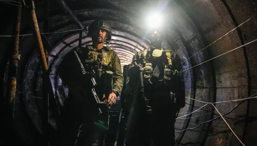 以巴開戰/以軍發現哈瑪斯大型隧道　配備軌道和電力規模驚人