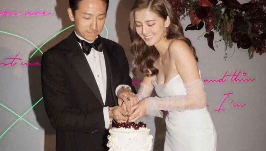 曾與香港天王交往！吳千語甜嫁「百億富三代」…高調曬婚紗：最幸福的時刻