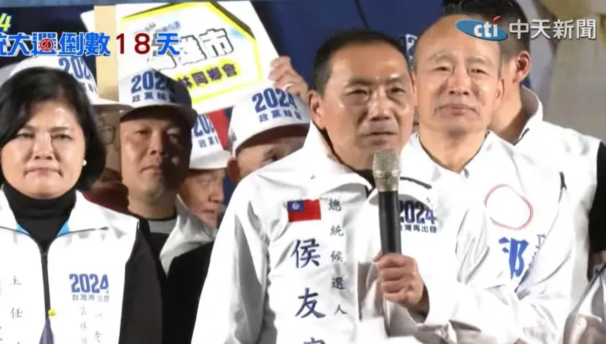 影/轟民進黨成天向大陸引戰　侯友宜台語罵「搔屁股」：要害死台灣人嗎？