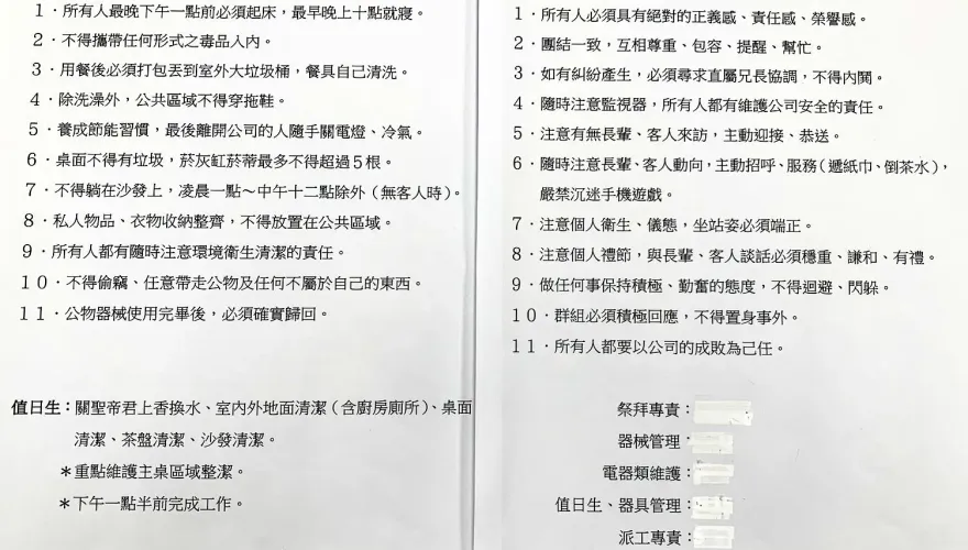 影/惡劣！竹聯幫龍堂魚肉士林夜市攤商討債滋事　堂口超瞎公約曝光