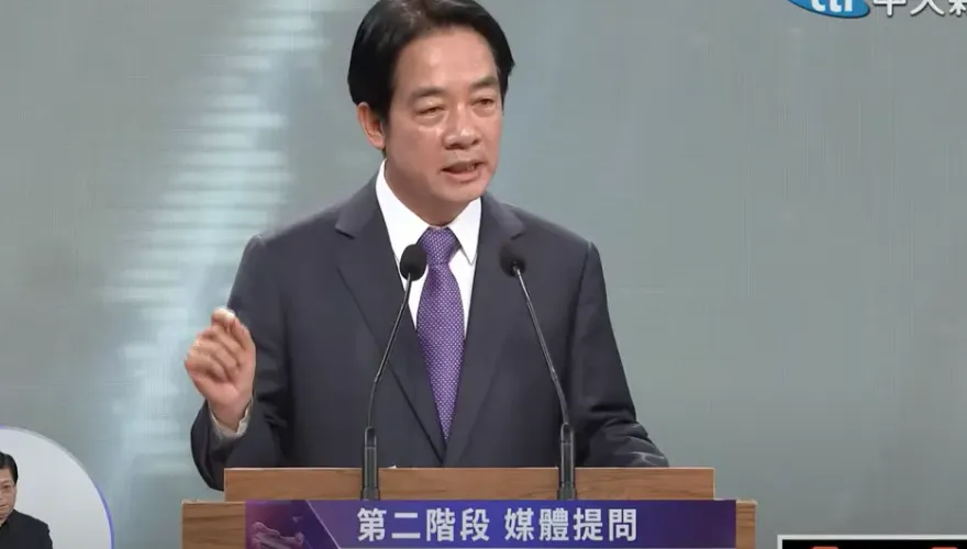 總統大選辯論/賴清德強調若當選兩岸風險最低！願對等尊嚴與大陸交流
