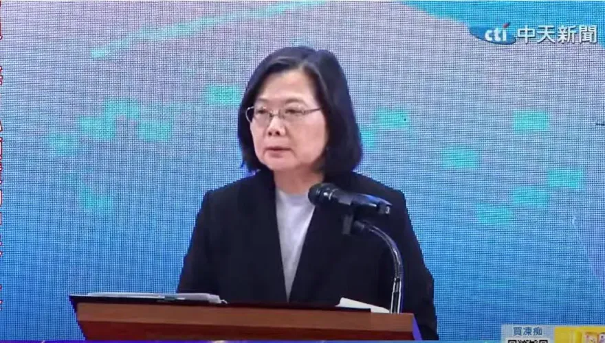 影/蔡英文元旦喊話兩岸「負起共同責任」：盼盡速恢復交流