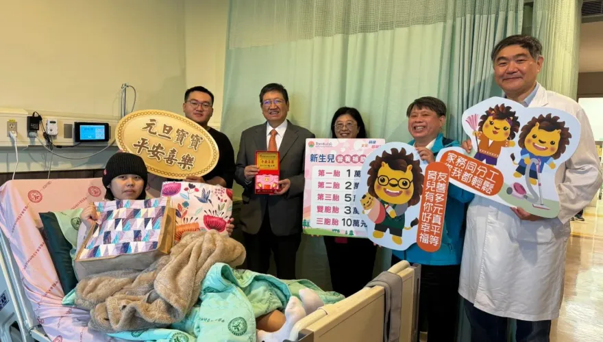元旦寶寶來了！新竹中醫附醫上午迎來5位寶寶　今預計再產3名
