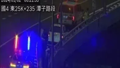 快訊/國道４號潭子段男子車停國道　「離奇墜橋」命危送醫