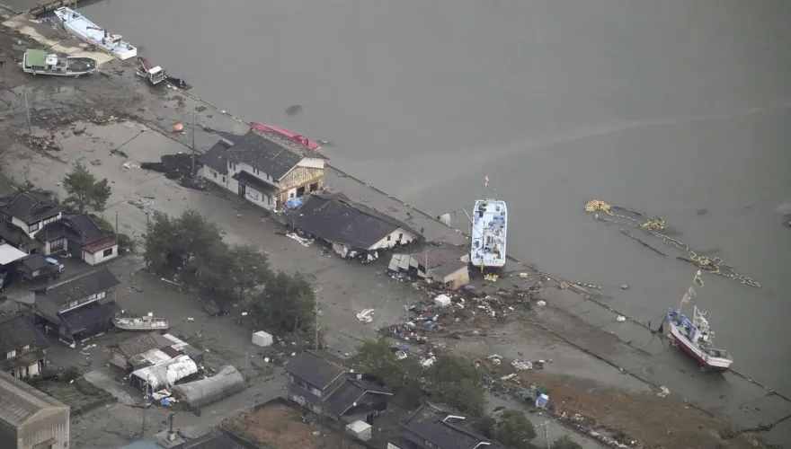 日本7.6強震掀恐怖海嘯「漁船被沖上岸」　輪島市向西位移1.3公尺