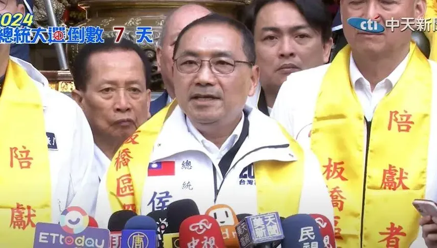 民進黨里長為同框致歉　侯友宜：逼人認錯的黨太鴨霸