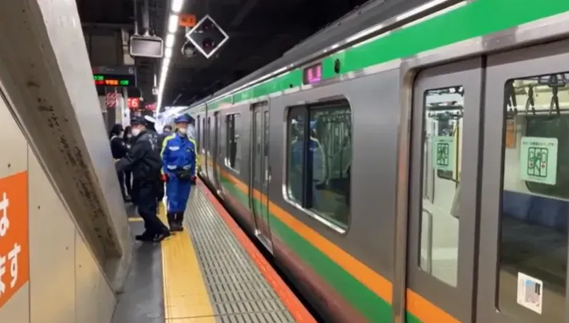 影/又是日本！列車進站6旬婦突遭陌生男推落軌　嫌犯被逮稱想被「關到死」
