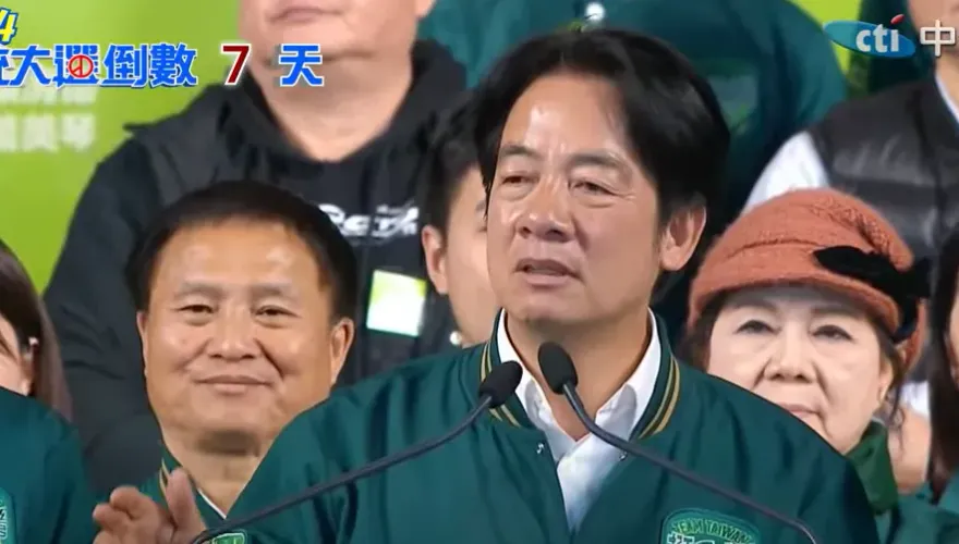 綠喊桃園造勢破10萬人　賴清德：會讓台灣走得更穩更遠