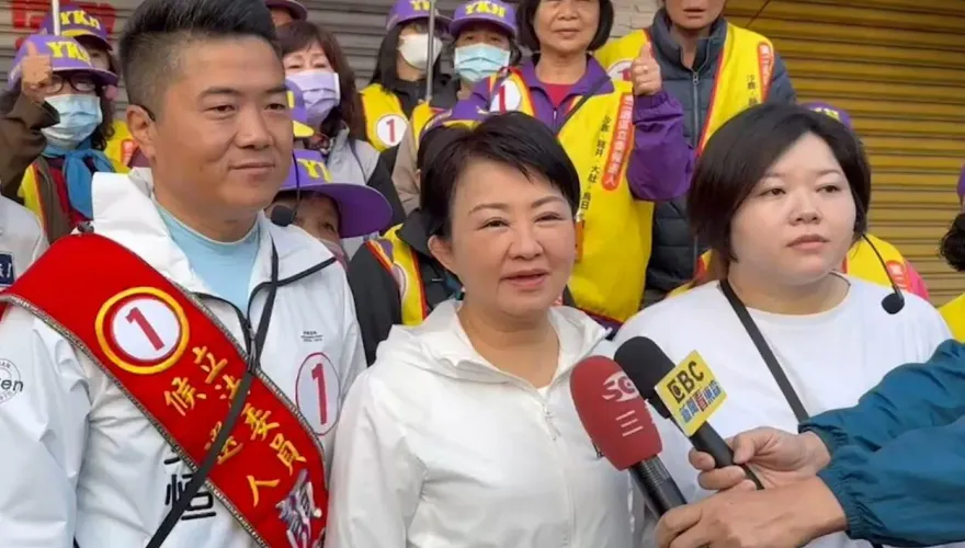 選前黃金周陪顏寬恒掃街　「藍營一姐」盧秀燕喊：會當配合度最高的助選員
