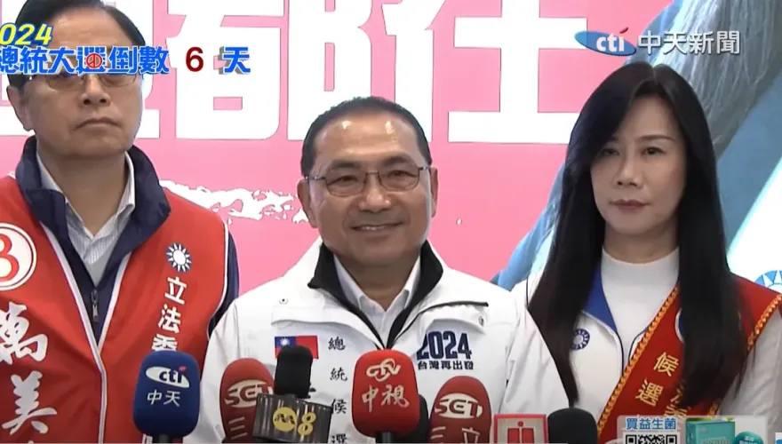 影/柯文哲酸「猴子爬上樹就看到屁股紅」　侯友宜回應了
