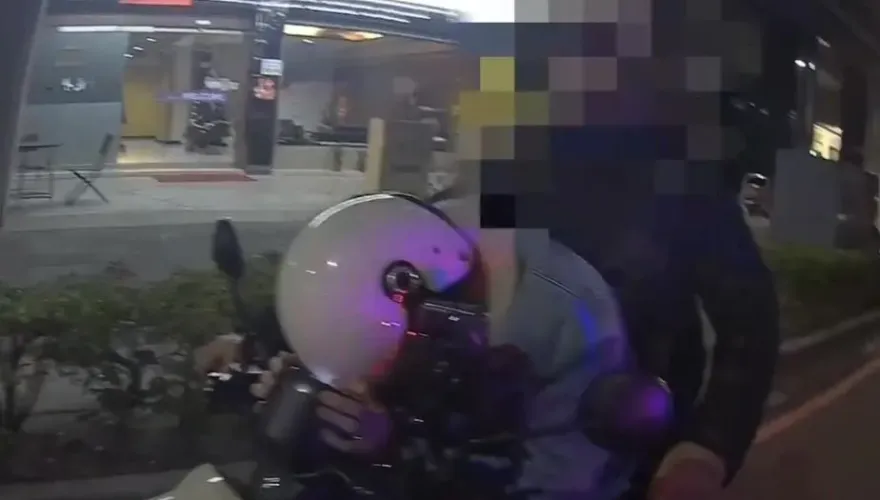 影/高雄男環抱喝掛妻騎車　酒駕被逮老婆還在睡超無奈
