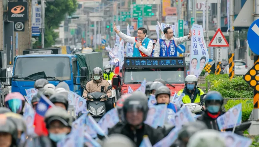 阿倫挺阿倫！朱立倫拜託中和大團結支持張智倫　呼籲選民別聽別信抹黑奧步