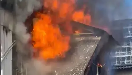快訊/影/東京住宅區藥廠驚傳大火！助燃溶劑燒不停　化學部隊緊急出動