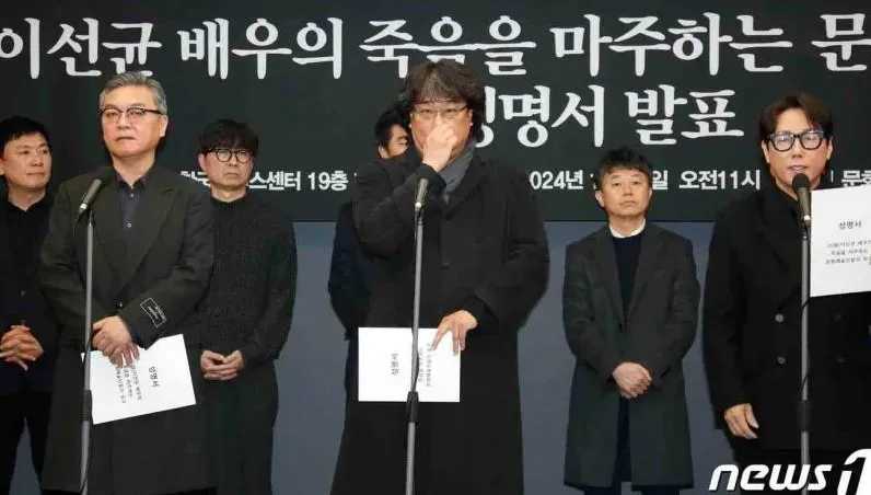為李善均喊冤！奉俊昊率2000人發聲　痛心：不要再有第二個犧牲者