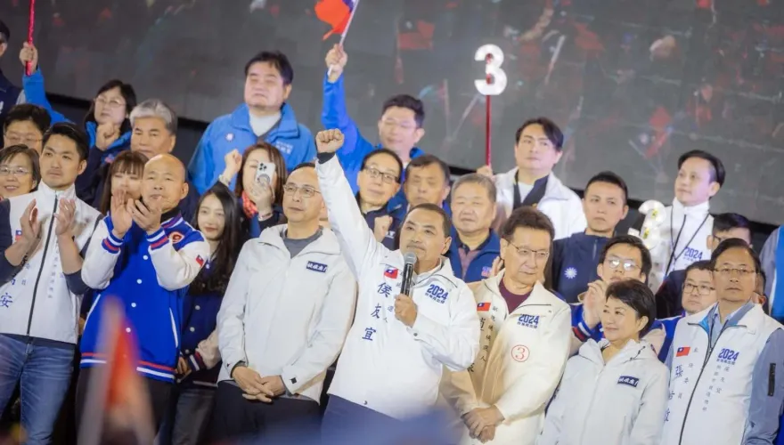 影/2024選前之夜　侯友宜終吐心聲：現在是我和賴清德一對一對決的時刻了