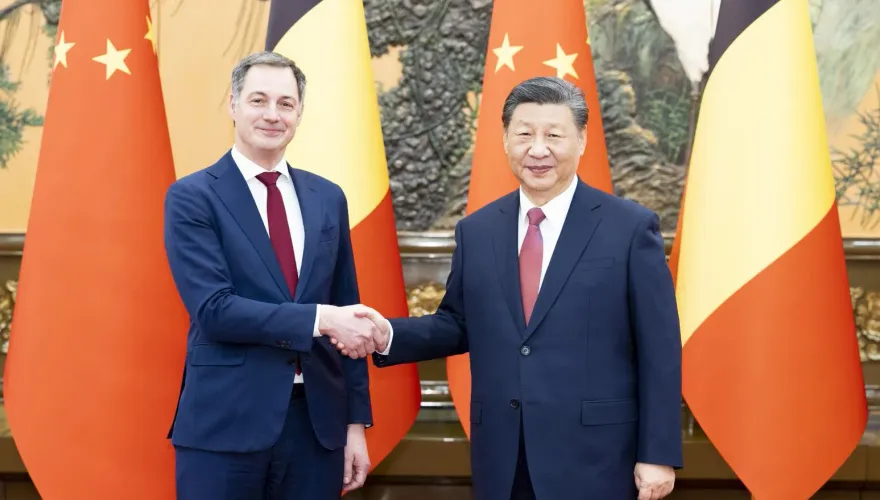 建交53年！習近平會見比利時首相德克羅　肯定雙方各領域合作成果