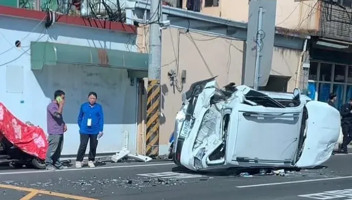 影/鹿港恍神男出事！投完票的撞上「趕去投票的」　他筆錄完快閃