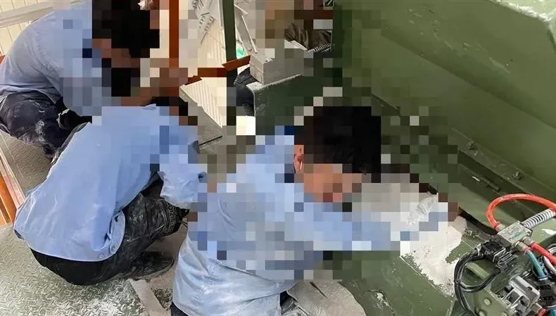 快訊／台南工安意外！澱粉廠工人手臂捲進機台　手掌壓碎送醫搶救