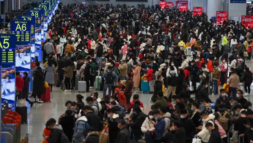 地表最大人類遷徙！疫後首個常態化春運將至　「估達90億人」創歷史新高