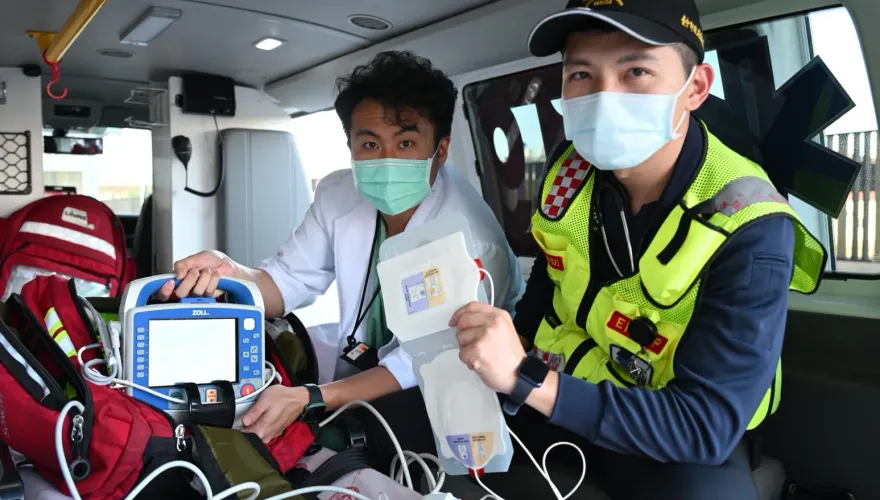 搶救心梗患者！從通報到打通血管僅花46分鐘　醫：跟死神搶時間