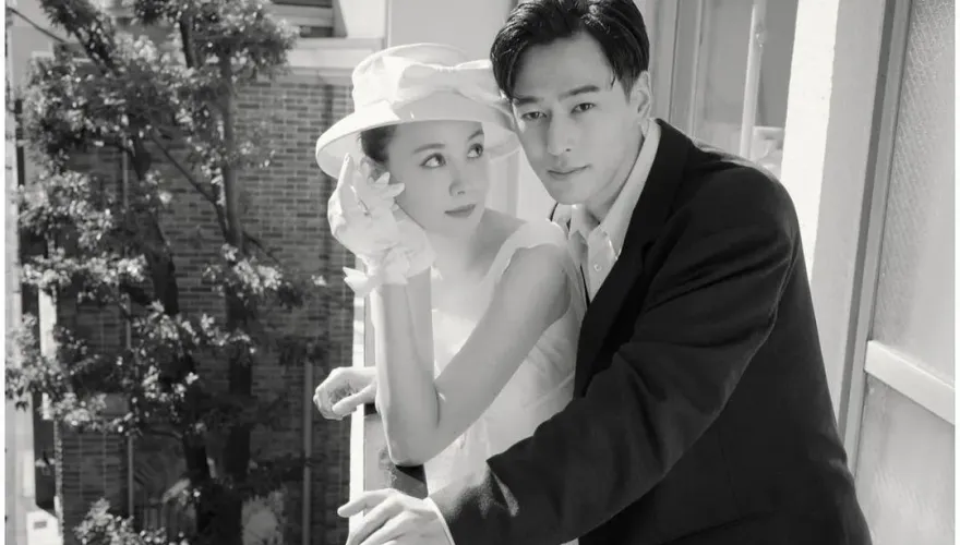 絕美婚紗照流出！31歲「最可愛混血」女星閃嫁小2歲男星