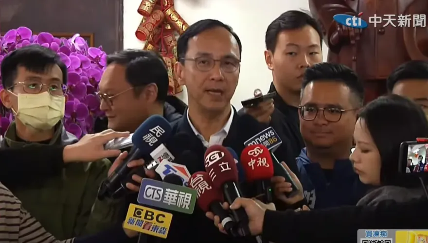 影/外媒稱「親中」導致敗選　朱立倫百口莫辯回應：國民黨從來沒有親中