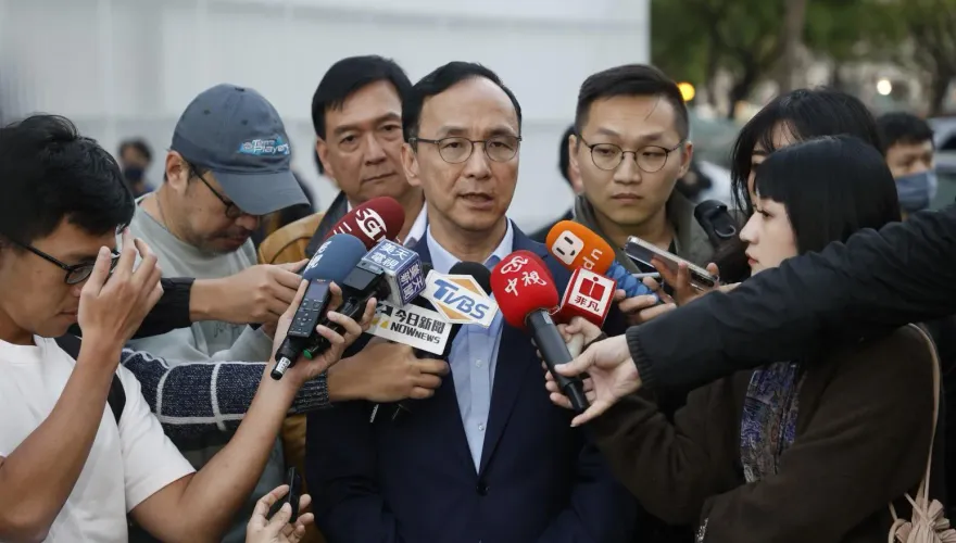不甩傅崐萁表態爭龍頭　朱立倫：韓江配會堅定往前走