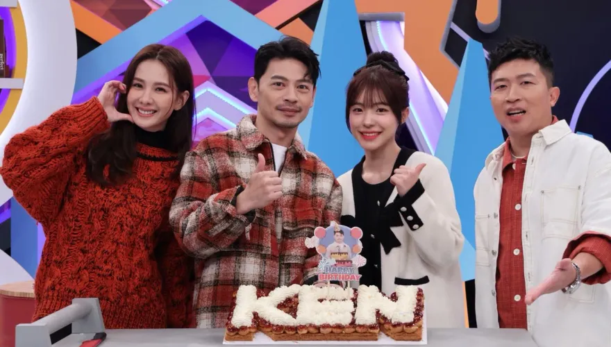 阿Ken慶46歲生日！李多慧獻蛋糕互相擦嘴角曖昧破表