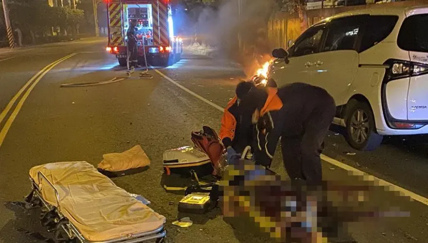 影/彰化2移工電動二輪車逆向行駛　遭超速車撞飛慘死