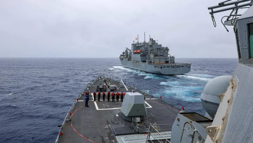 美軍驅逐艦通過台海　共軍批「公開炒作」已全程跟監警戒