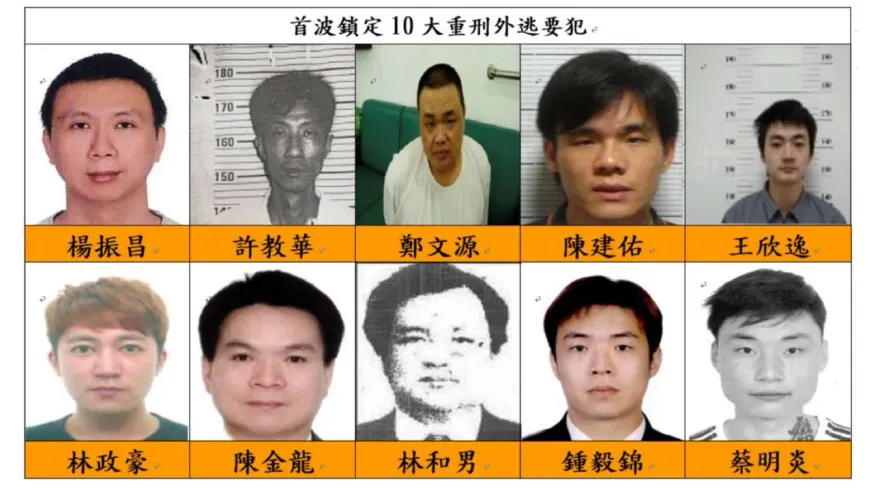 照片曝光！最高檢公布「10 大重刑外逃要犯」　點名朱國榮「註銷護照、儘速緝捕」