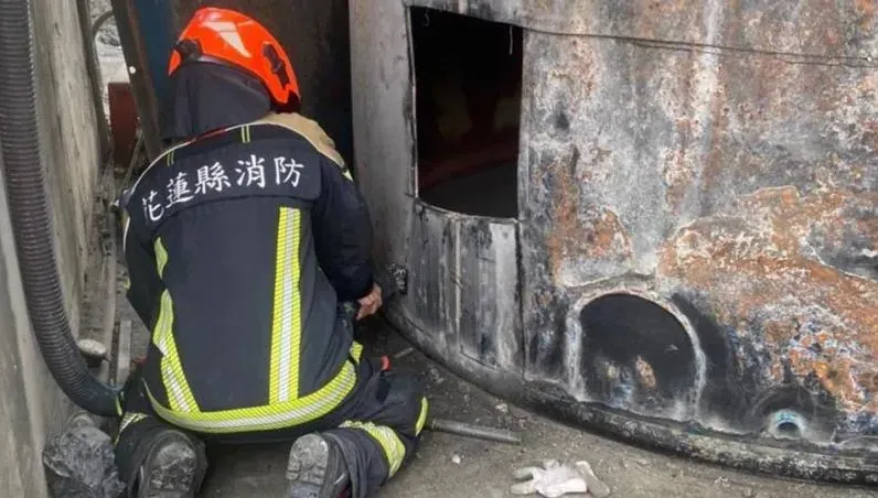 快訊/花蓮悲劇！混凝土廠儲槽驚傳意外　工人受困缺氧身亡